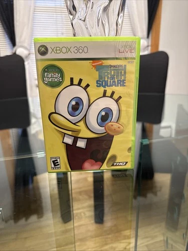 Spongebob's Truth or Square for Xbox 360 Complete Tested and Working