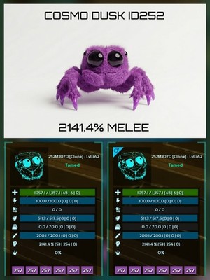 COSMO TOP MELEE - BABY PAIR -  Ark Survival Ascended Official PVE PC/XBOX/PS5