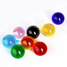 8pcs Colorful Crystal Balls Decoration for Home 40mm Rainbow Color Glass Balls H