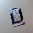 NEW Nadir 100g Gram 0.999 Fine Silver Minted Bullion Bar Sealed Assay Card