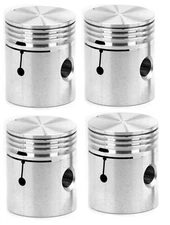SILVOLITE Pistons Set/4 for 1941-1973 Jeep Willys 134 Hurricane/Go Devil .020