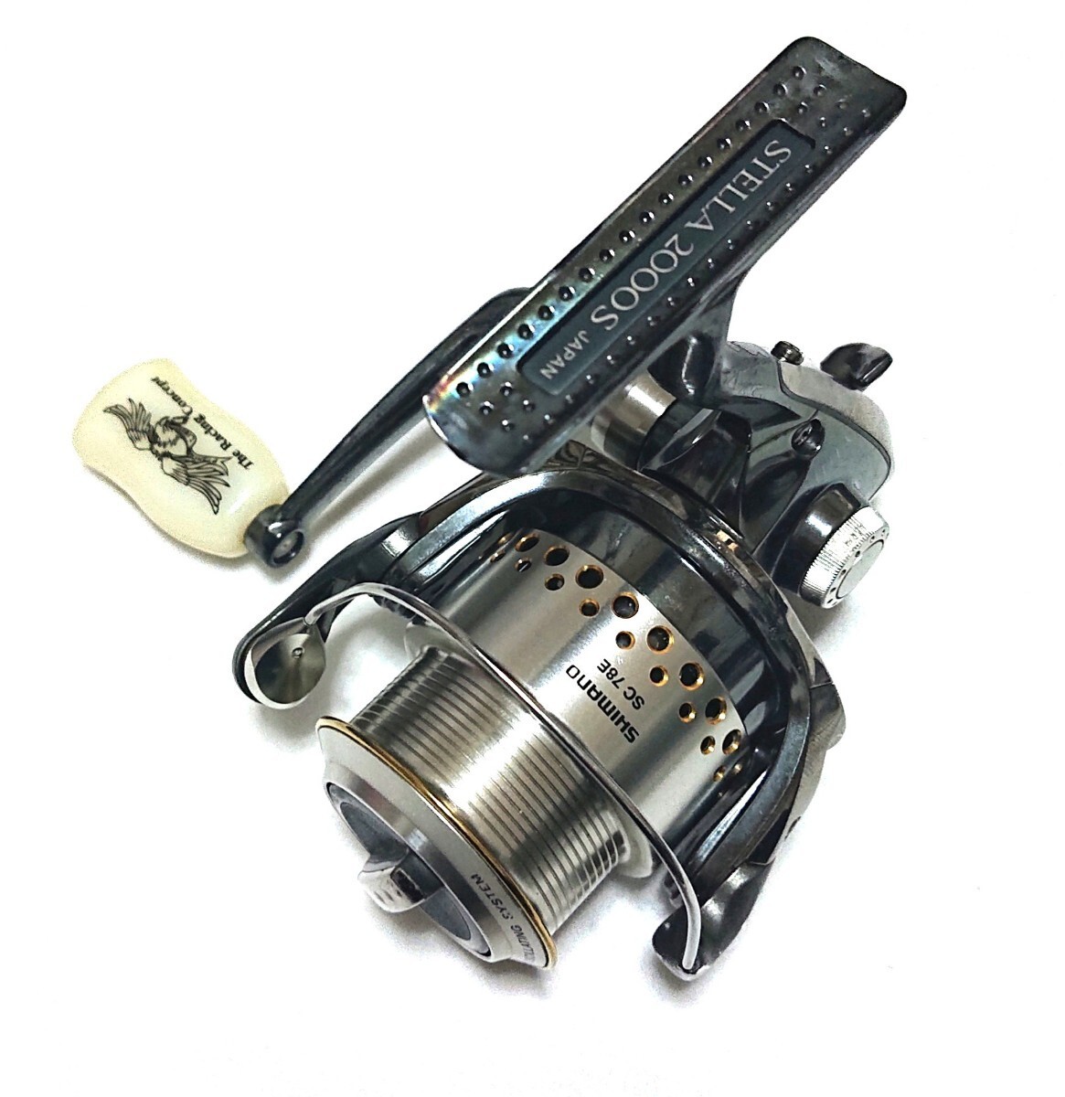 Shimano 01 Stella FW2500S Rare ZPI graphic bone knob | eBay Shimano 01 Stella FW2500S Rare ZPI graphic bone knob | eBay