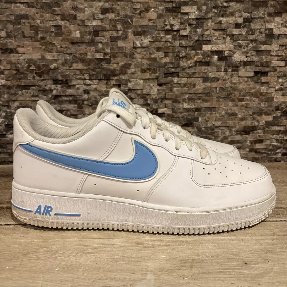 schedel zonsopkomst Tandheelkundig Nike Air Force 1 &#039;07 Size 12 White University Blue Classic Rare OG  A02423-100 | eBay