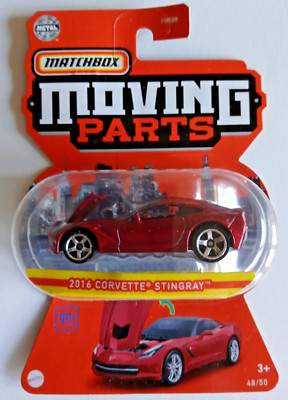 MATCHBOX Bewegliche Teile MATTEL - 2016 CORVETTE STINGRAY - HW0111-D.32