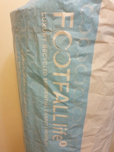 Carpet underlay Footfall Life 8mm luxury brand made UK 15sqm FREE DELIVERY - Picture 4 of 9