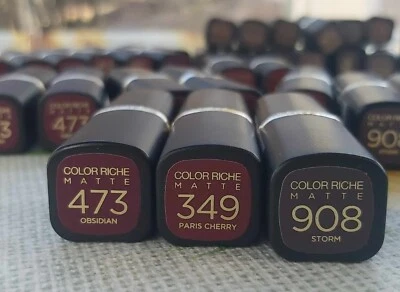 L'ORÉAL L'Oreal Paris Color Riche MATTE Lipstick Schöne Lippenfarbe AUSWAHL