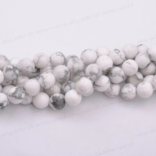 Wholesale Natural Gemstone FACETED Round Spacer Loose Beads 4MM 6MM 8MM 10MM - Picture 103 of 135
