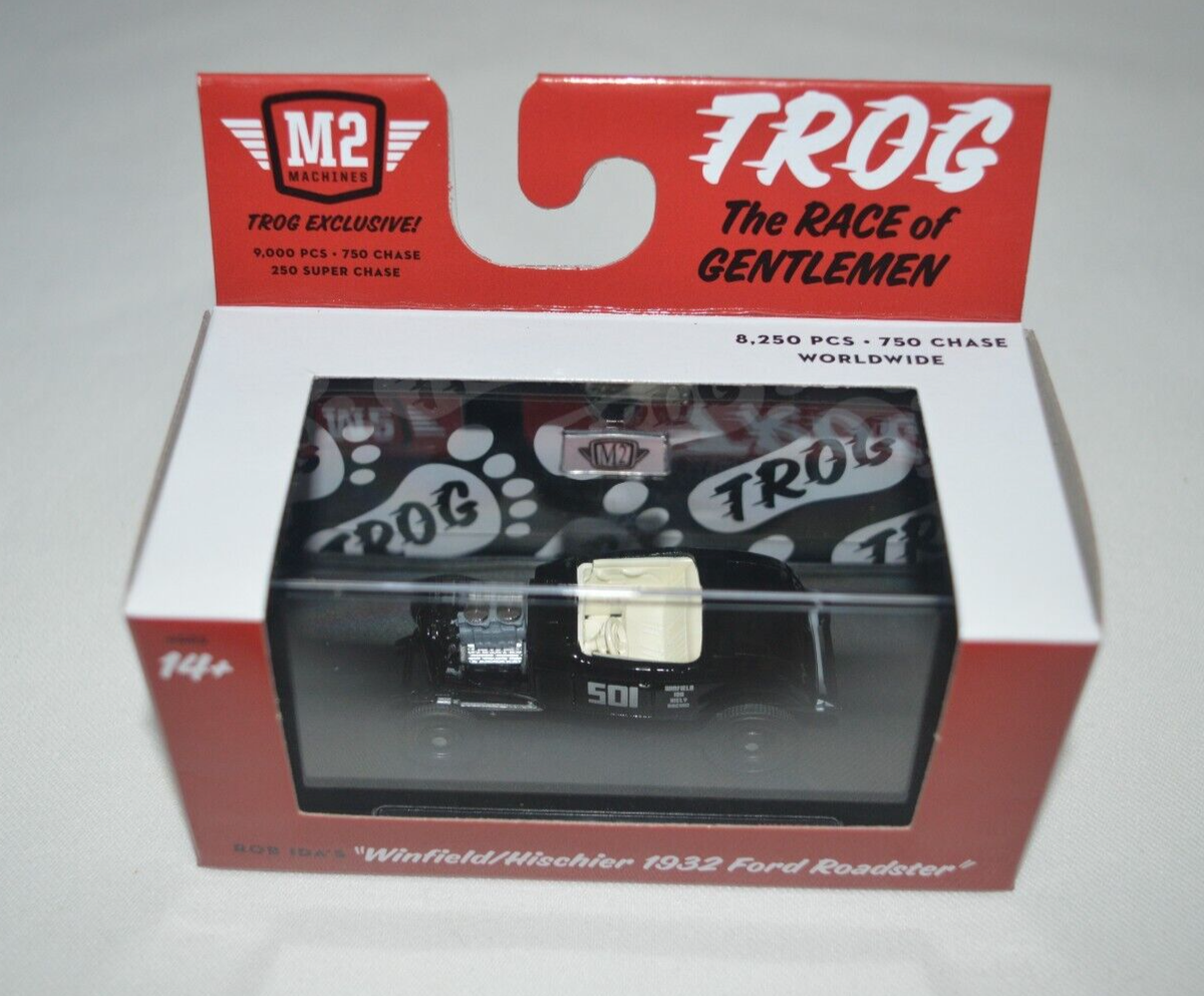 M2 MACHINES 2025 TROG SPEED DIVISION - 1932 FORD ROADSTER BLACK