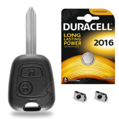 Coque Clé Plip Citroen C2, C3, C8, Berlingo Lame VA2 CE0523 Pas Cher - 2