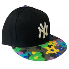 New Era New York Yankees 9FIFTY MLB Floral Green Camo Black Snapback Hat OSFM