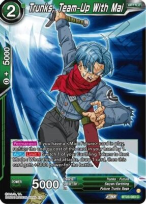 NM-Mint DBS:M Trunks, Team-Up With Mai - BT23-083 - C Perfect Combination (BT23)