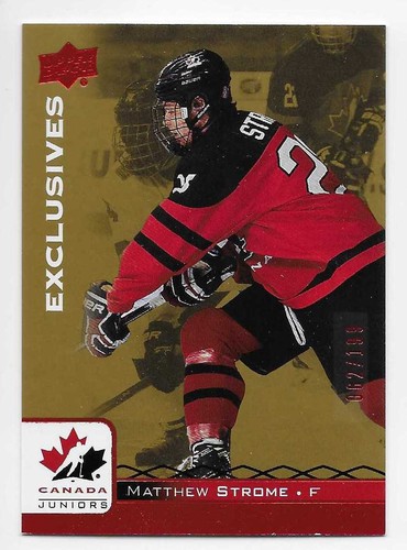 17/18 UD TEAM CANADA JUNIORS EXCLUSIVES PARALLEL /199 (#1-100) U-Pick From List - Picture 35 of 61