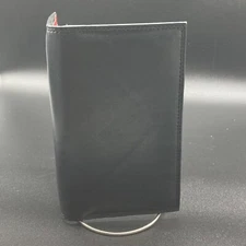 Swiss Marshall Men's Brown Leather Breast Pocket Card ,Cash, Check RFID Wallet