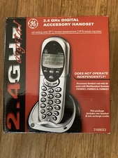  GE 2.4GHZ Digital Accessory Wireless Handset 21009GE3-A new in original box