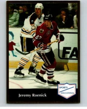 1991-92 Sports Educational Hockey #49 jeremy Roenick V54968