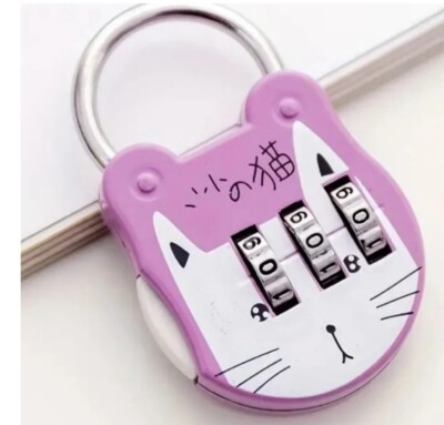 Cat 3Combination Padlock - Secure Your Belongings 3pc