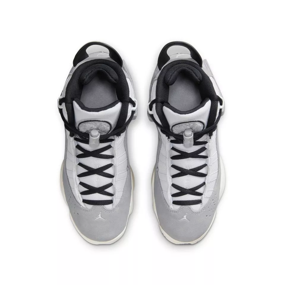 [FJ4651-077] Escuela Primaria Air Jordan 6 ANILLOS GS 'GRIS HUMO CLARO' Foto 4 de 4