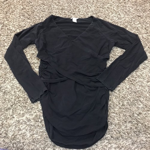 Womens Sundance Black Fitted Long Sleeve Shirt Sz S eBay