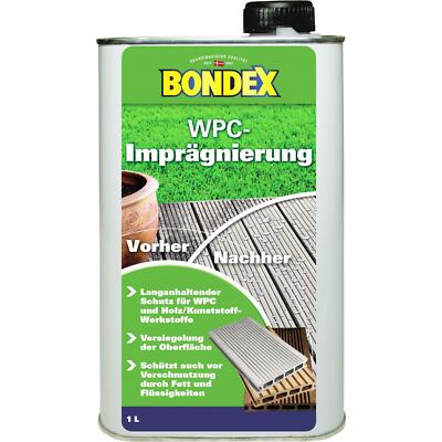 Bondex WPC Imprägnierung 1L Schutz Versiegelung Terrasse Boden Holz