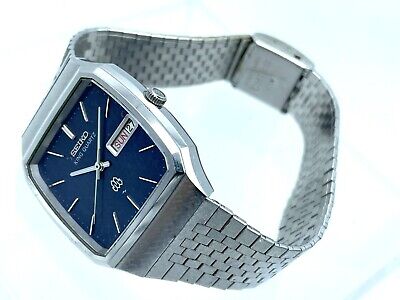 Vintage SEIKO KING QUARTZ Watch Twin Quartz Blue Boxed 9723 Vintage SEIKO KING QUARTZ Watch Twin Quartz Blue Boxed 9723
