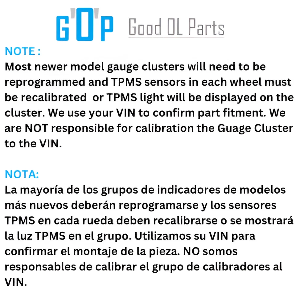 2013 CHEVROLET MALIBU Speedometer MPH 1 COLOR GRAPHIC Cluster 2.5L GENUINE OEM - Image 3 of 4