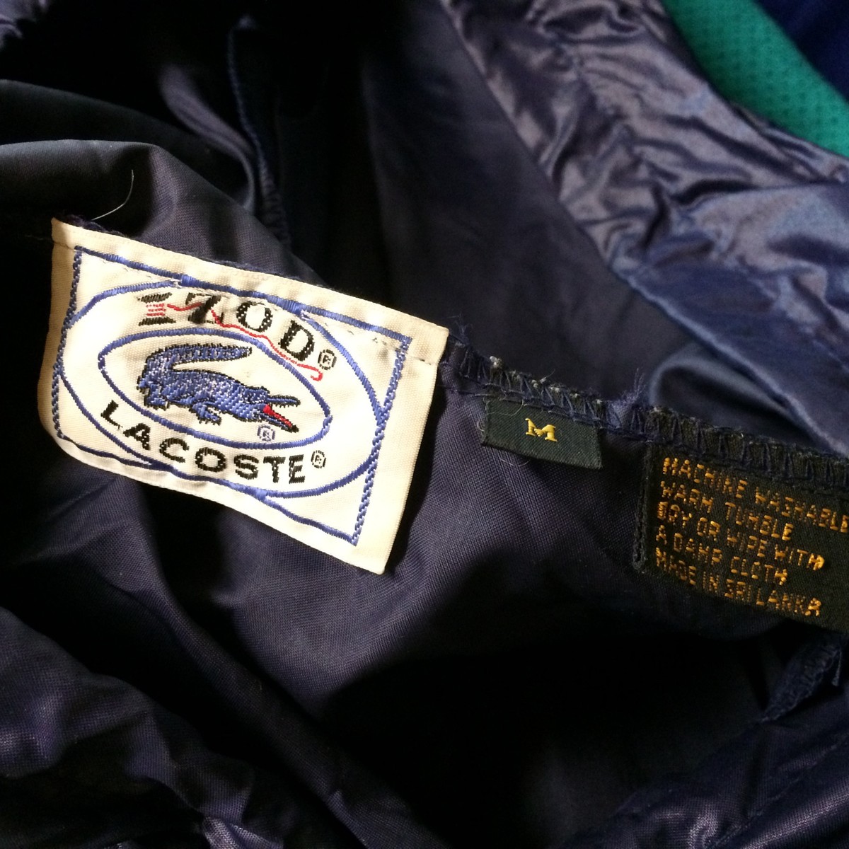 激レア★IZOD LACOSTE 青タグ トラックジャケット 80s 激レア☆IZOD LACOSTE 青タグ トラックジャケット 80s - メンズ
