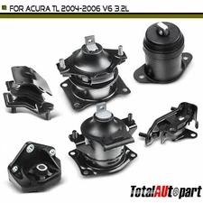 6x Engine Motor & Transmission Mount for Acura TL 2004-2006 V6 3.2L Auto Trans.