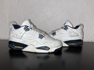Air Jordan 4 ホワイト/ネイビー コロンビアブルー Jordan 4 Retro LS 'Columbia' - Air Jordan - 314254 107