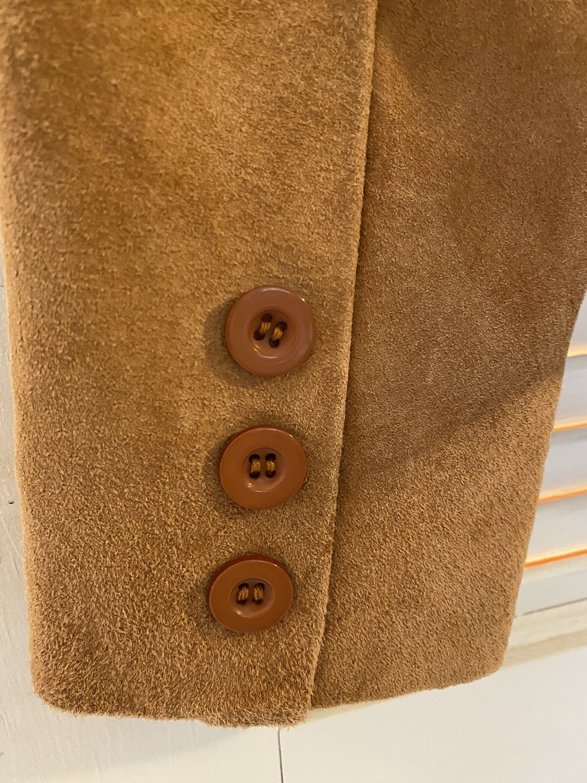 Cache lined Suede Jacket.  Perfect condition!  Si… - image 5