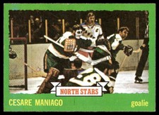 1973-74 Topps #146 Cesare Maniago Minnesota North Stars EX-EXMINT SET BREAK!