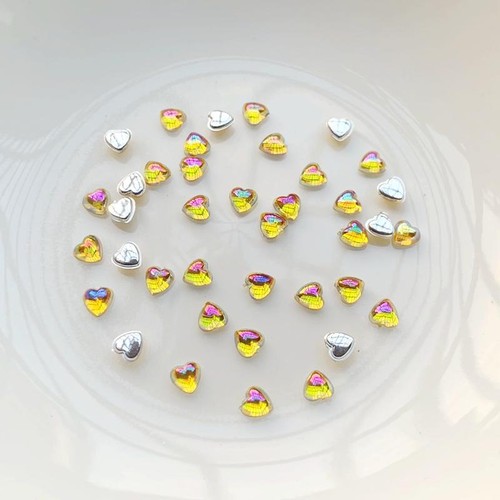 Glittering Heart jewelry accessories Rhinestones Scrapbook crafts Nail Art Desig - Picture 13 of 21