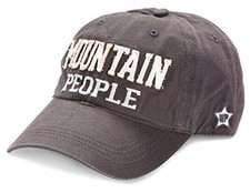 Mountain People Adjustable Strap Cap Large Dark Gray