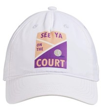 Prince Girls Size One - Prince Graphic feather light white cap hat