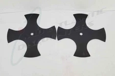 2 Pack Rotary 4 Tooth Star Edger Blade 2658 9" x 1/2" Bore
