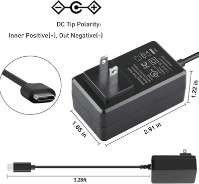 5v Adapter for Meta Quest 3S 128GB 256GB All-in-One VR Headset