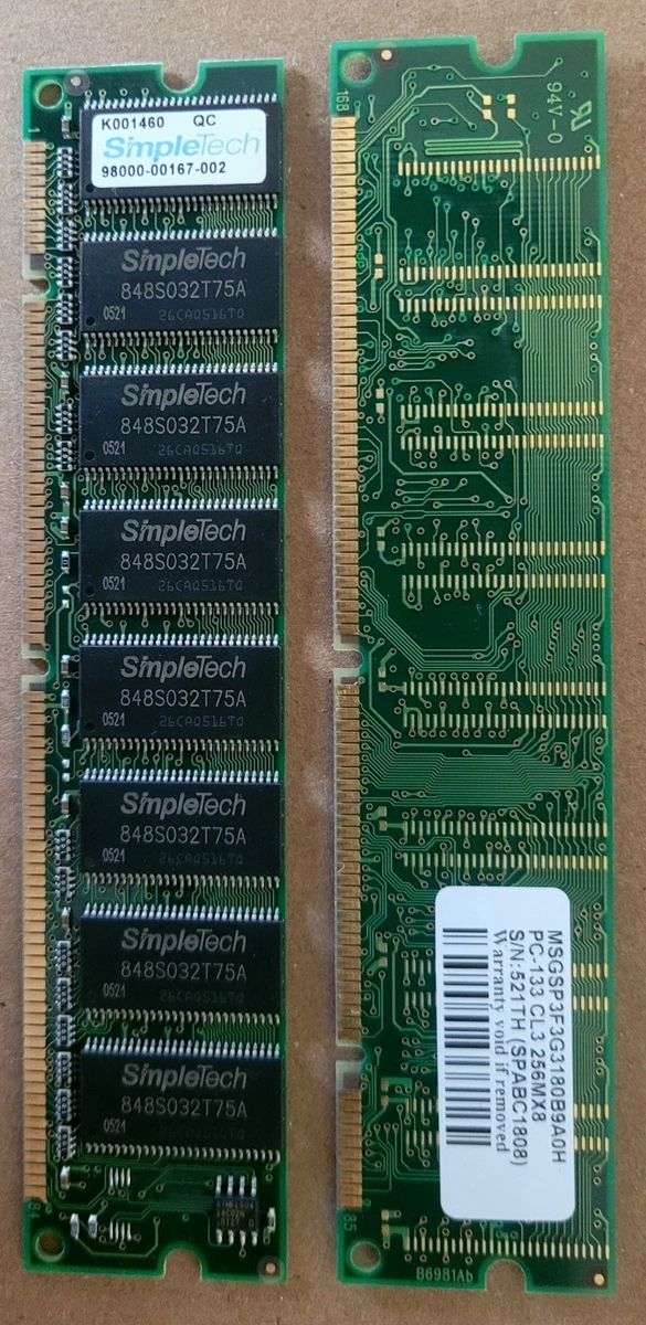 25+ 512MB PC133 Computer RAM for sale | Updated Oct 2026