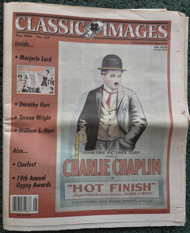 Classic Images Magazine May 2005 Charlie Chaplin Cover