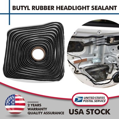 13FT Butyl Rubber Glue Headlight Sealant Rope Windows Doors and Windshield US