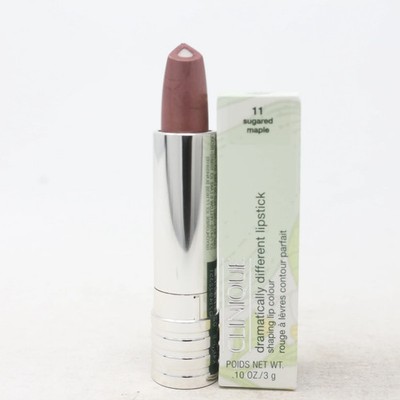 Clinique Dramatically Different Lipstick, 11 SUGARED MAPLE, 0.1 oz/3 g NIB