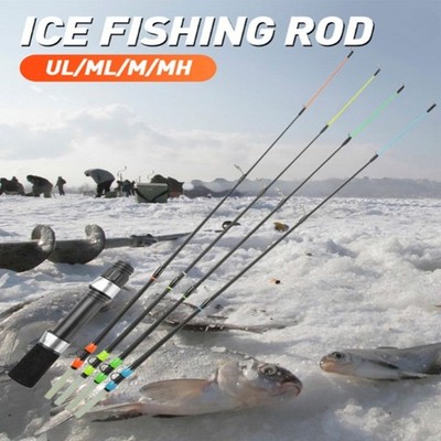 Winter Ice Fishing Rod Light Weight Fishing Poles Flat Tip Fishing Tool