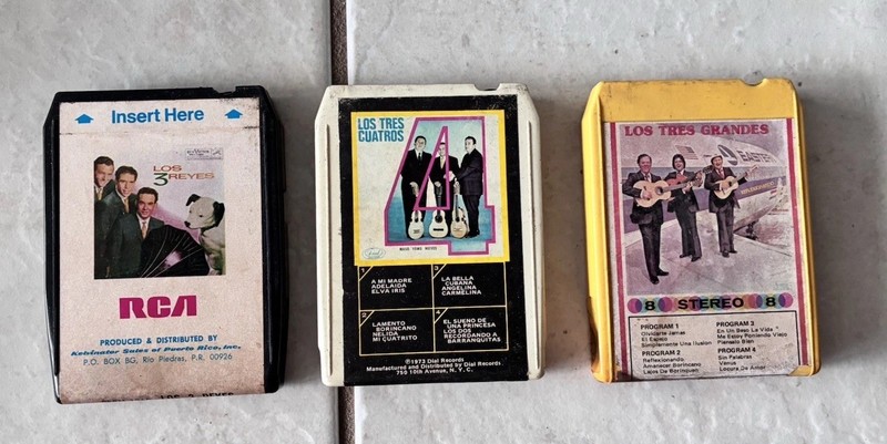 Various Artists  Los 3 Grandes - Los 3 Reyes - Los 3 Cuatros - 8 Track Cartridge