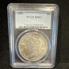 1886 Morgan Dollar Silver $1 Coin Philadelphia PCGS MS63 Uncirculated