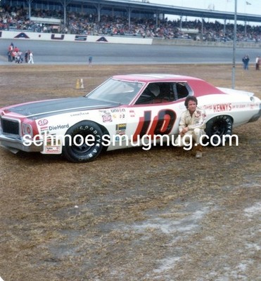 VINTAGE ORIGINAL RACING PHOTO; 1977 JOHNNY BARNES;  DAYTONA 500 NASCAR