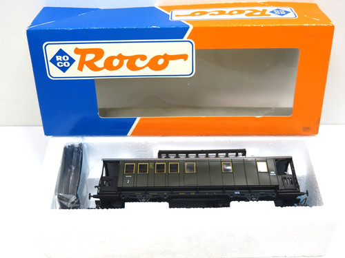 2.Kl. Personenwagen Typ BpostL der DRG, Epoche II,  Roco HO, 44833, OVP, WS | Zustand: Neu
