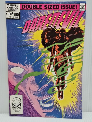 Daredevil #190 Marvel 1983 Resurrection and origin of Elektra Bronze age - Picture 1 of 2