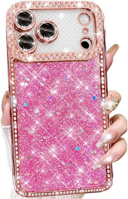 Glitter Bling Case for iPhone 17 Pro Max, Cute Luxury Sparkly Crystal Diamond