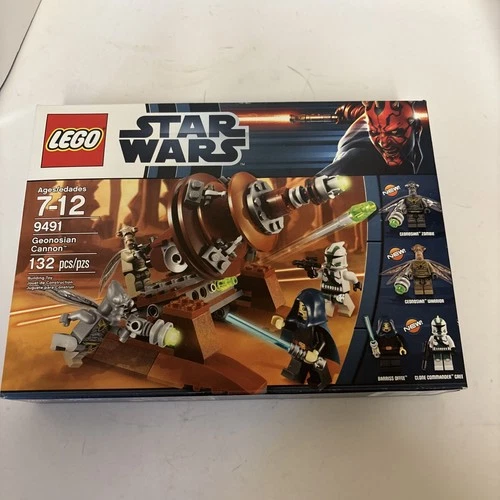 Lego STAR WARS Geonosian Cannon Set 9491 New Sealed Barriss Offee Jedi Minifig