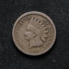 1860 C/N Indian Head Cent R/B (bb19262)