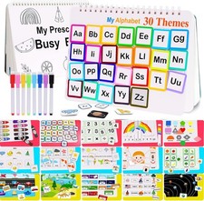 Busy Book for Kids, Montessori Preschool Learning Activities, 30 Themes with 8 M