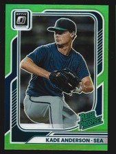 Panini 2026 Donruss OPTIC KADE ANDERSON RATED PROSPECT LIME GREEN PRIZM #/149